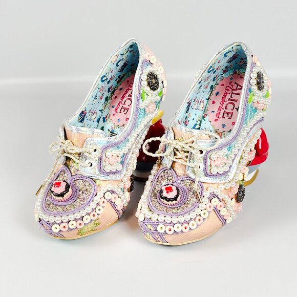 Irregular Choice I’m Late I’m Late Alice in Wonderland Heels – Size 38 - Picture 5 of 9